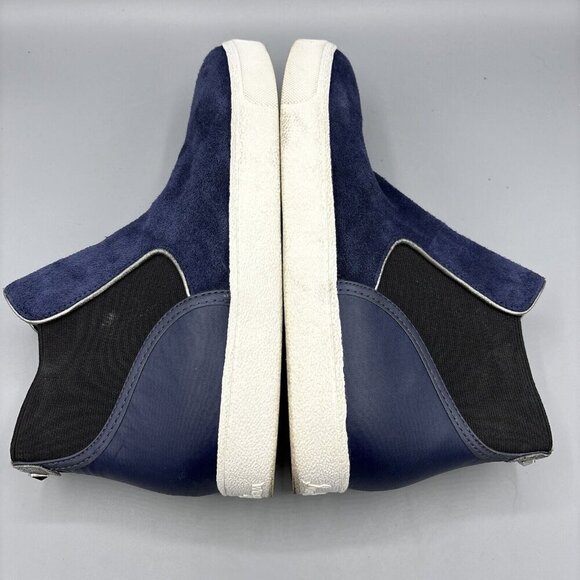Sam Edelman Blue Margot High Top Sneaker Ankle Boot Women’s 8.5 - Picture 8 of 9